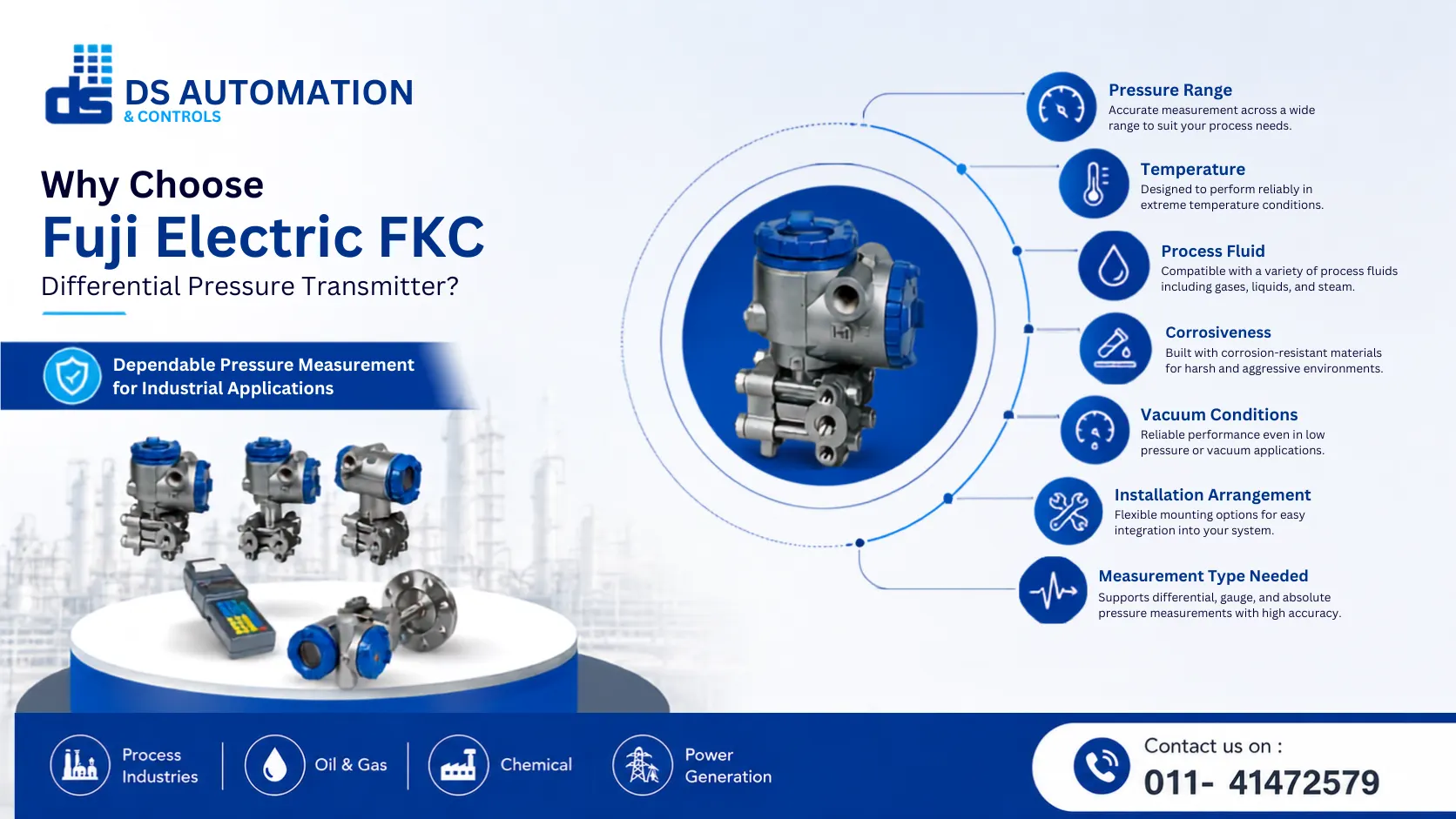 Fuji Electric FKC Differential Pressure Transmitter